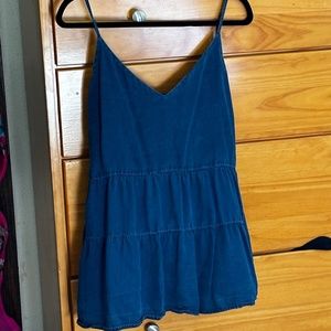 Jean tank top